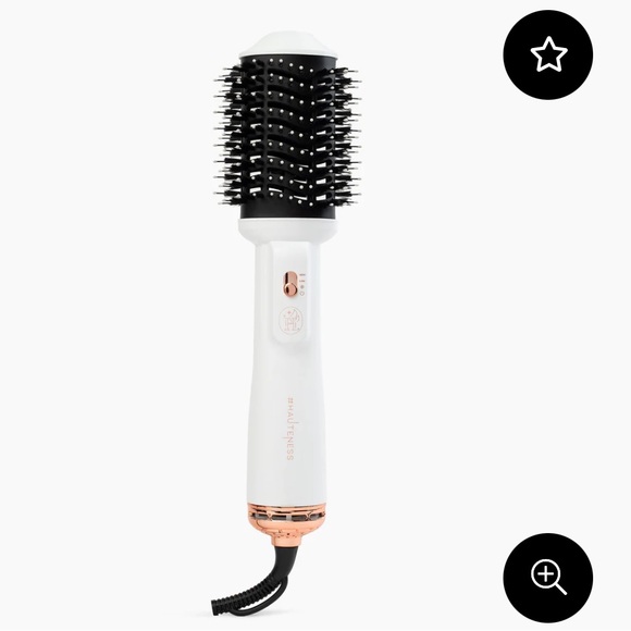 NIB- Hauteness- Premium Blowout Brush- Pearlescent White- Ceramic - Picture 5 of 17